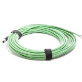 Sensorleitung M12 Männliche D-Cod. Mit Kabel Abgeschirmt  
